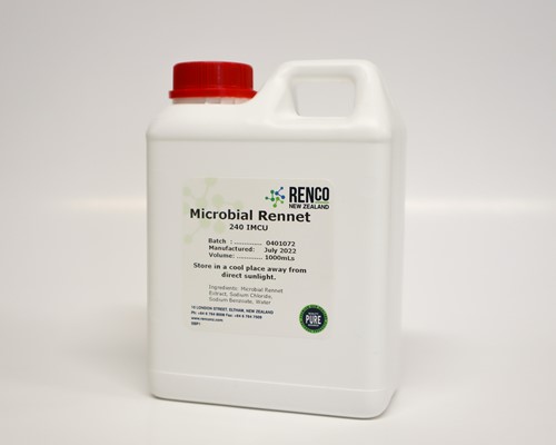 Renco Natural Microbial Rennet Vegetable Base 1 Litre